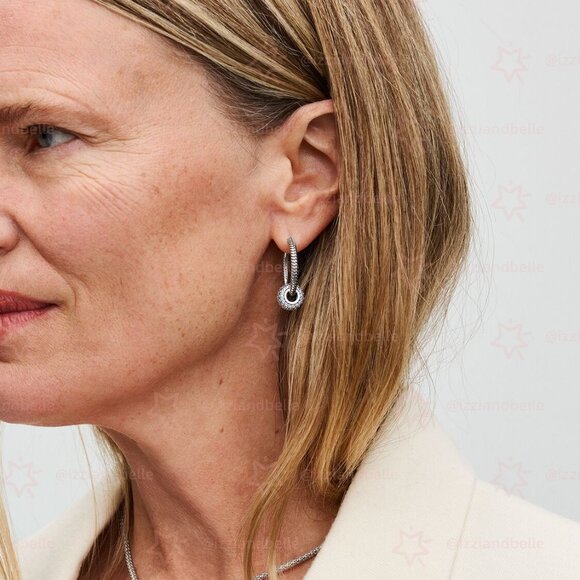 Pandora Two-tone Wrapped Heart Charm - Picture 5 of 5